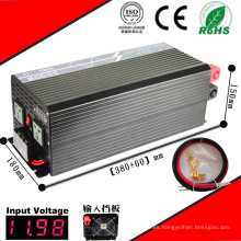 Inversor DC-AC de 3000W Inversor de onda sinusoidal pura de 12VDC o 24VDC de 48VDC a 110VAC o 220VAC